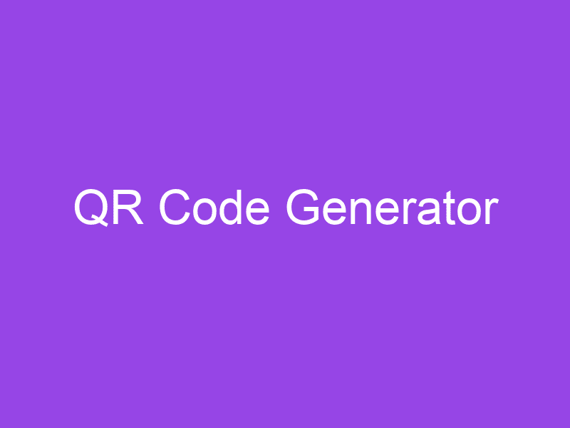 QR Code Generator - BotBuilders Tech