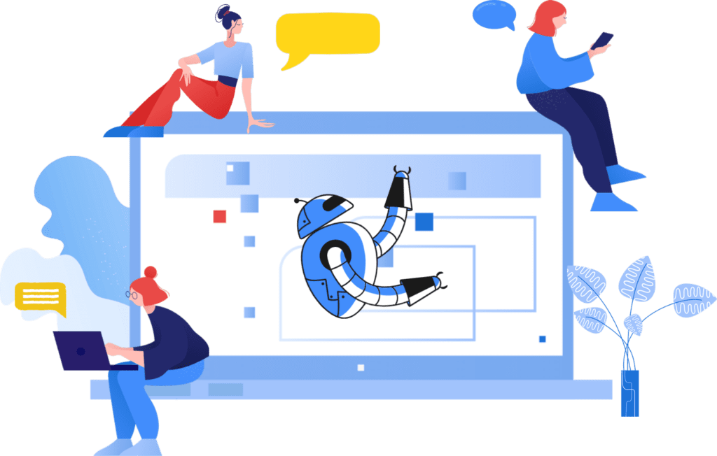 BotBuildersTech chatbot automation illustration