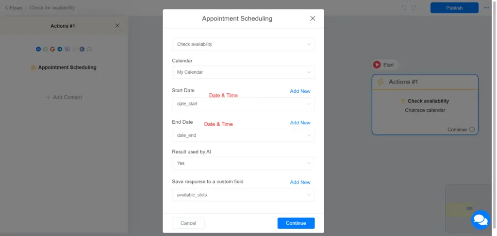 Appointment Booking Interface